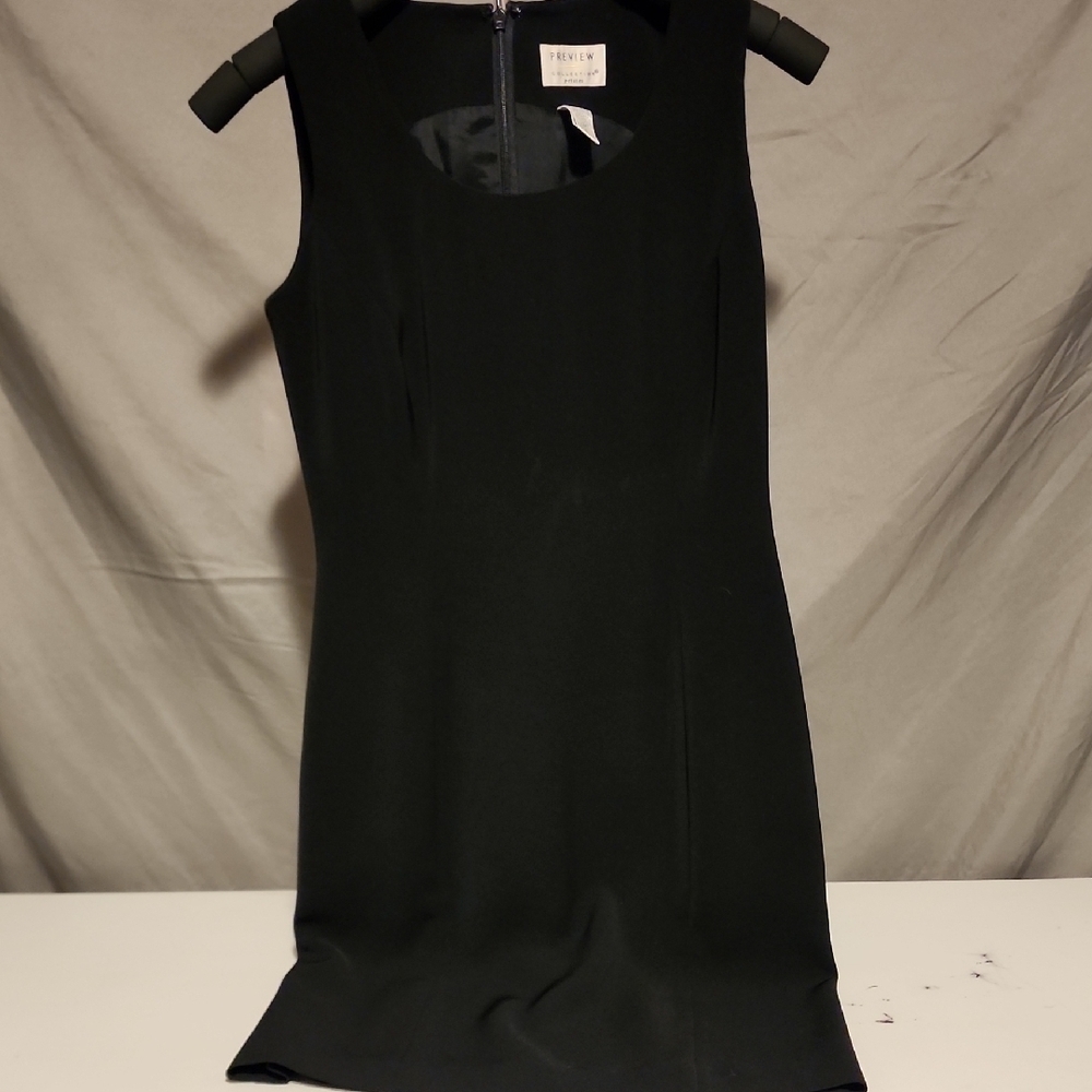 Preview Collection Black Sheath Mini Dress